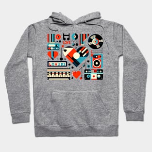 Love Music Decorative Hoodie